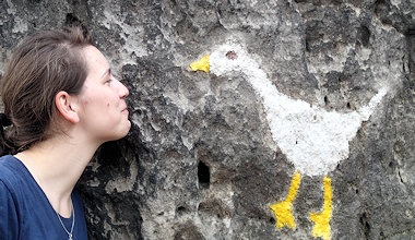 Kleopatra: Spaní na zřícenině a pod převisem